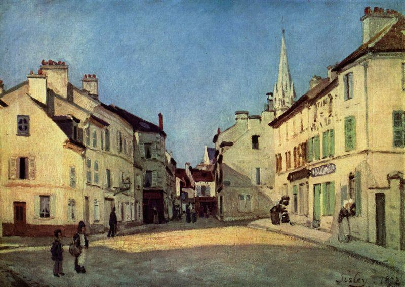 Platz in Argenteuil, Alfred Sisley